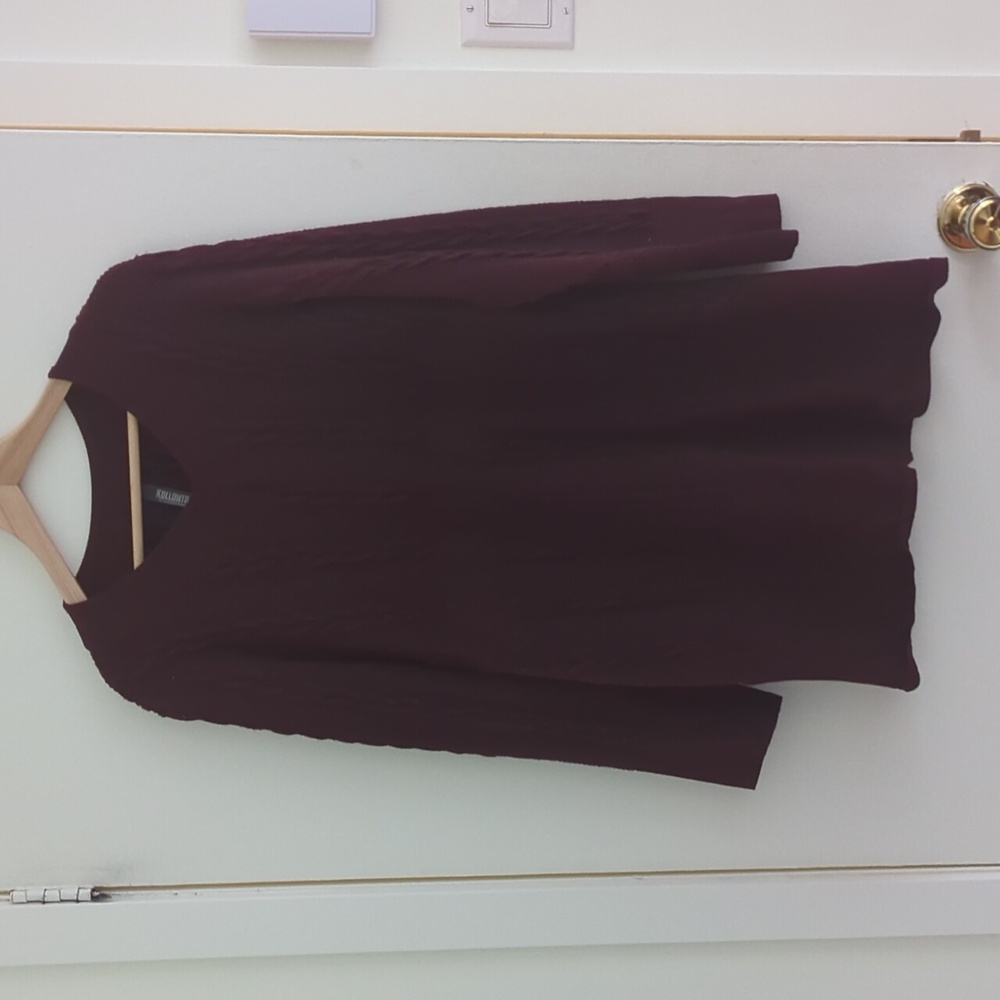 Cabled tunic made in Montreal